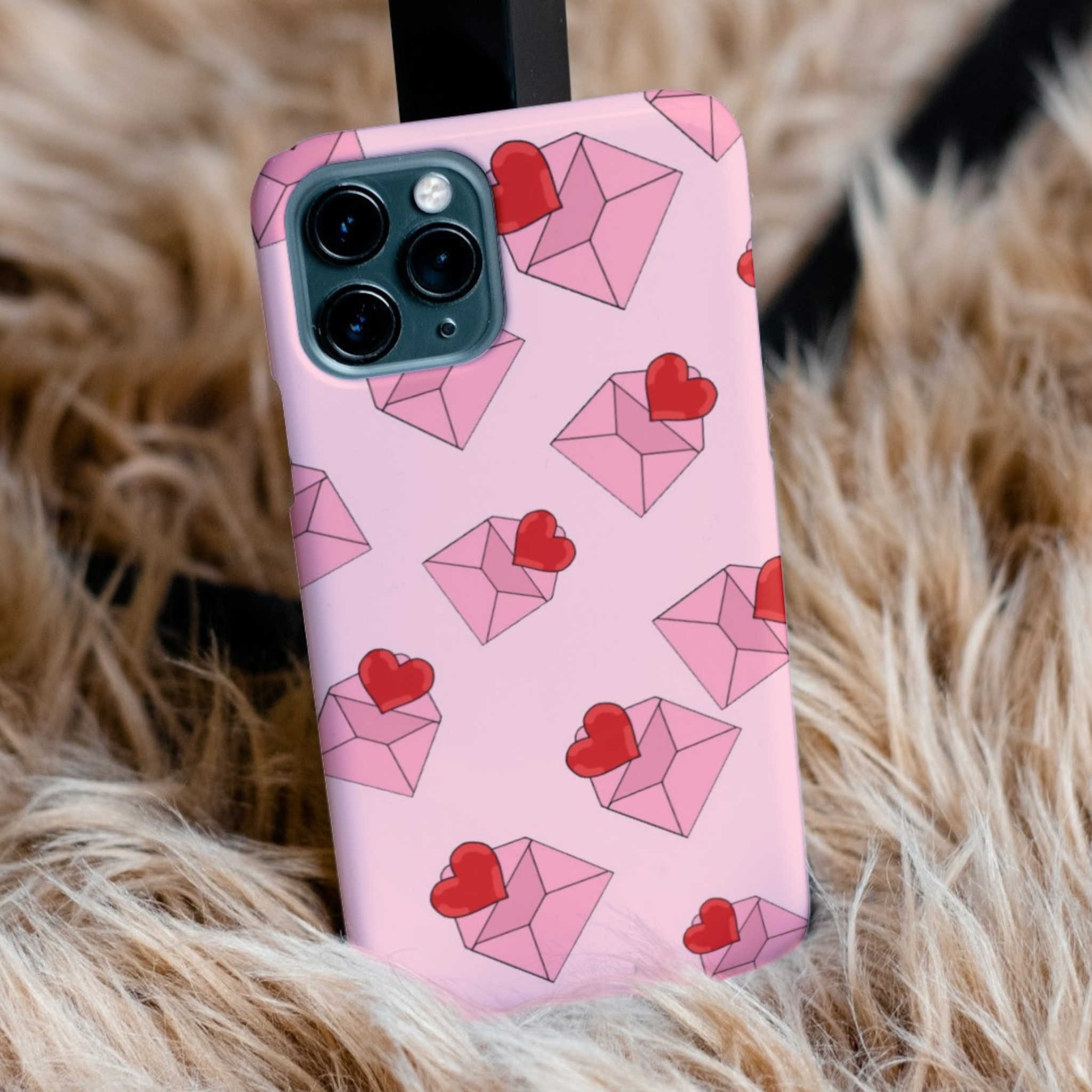 Tender Pink Love iPhone Case